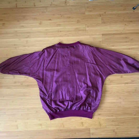 Vintage ADOLFO Sport Women's Shoulder Pads Dolman Sleeves 80s Style Pullover Top - Picture 4 of 10